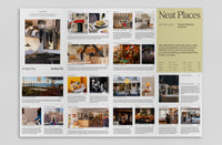 Auckland Pocket Guide Edition #1 full sheet, listings side, by Neat Places