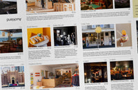Close-up of listings in the Auckland Pocket Guide Edition #1 by Neat Places