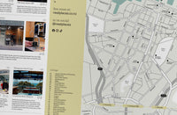 Close-up of the map in the Auckland Pocket Guide Edition #1 by Neat Places