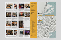 Dunedin Pocket Guide Edition #5 full sheet, map side, by Neat Places