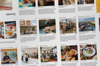 Close-up of listings in the Dunedin Pocket Guide Edition #5 by Neat Places