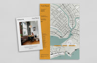 Gisborne Pocket Guide Edition #2 opened to the map by Neat Places