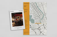 Hamilton Pocket Guide Edition #10 opened to the map by Neat Places