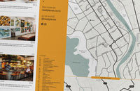 Close-up of the map in the Hamilton Pocket Guide Edition #10 by Neat Places
