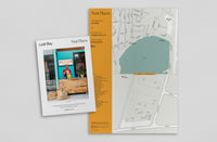 Lyall Bay Pocket Guide Edition #1 opened to the map by Neat Places