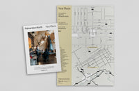 Palmerston North Pocket Guide Edition #3 opened to the map by Neat Places