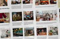 Close-up of listings in the Palmerston North Pocket Guide Edition #3 by Neat Places