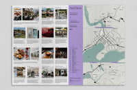 Queenstown Pocket Guide Edition #1 full sheet, map side, by Neat Places