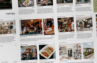 Close-up of listings in the Wānaka Pocket Guide Edition #9 by Neat Places