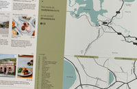Close-up of the map in the Wānaka Pocket Guide Edition #9 by Neat Places